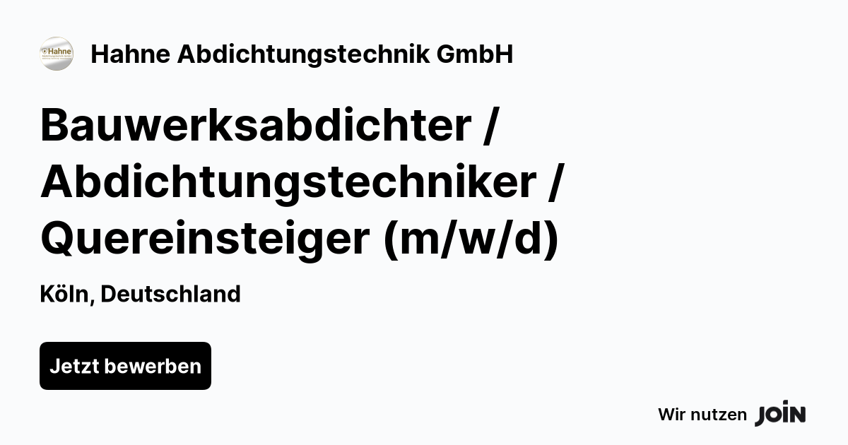 Hahne Abdichtungstechnik GmbH logo