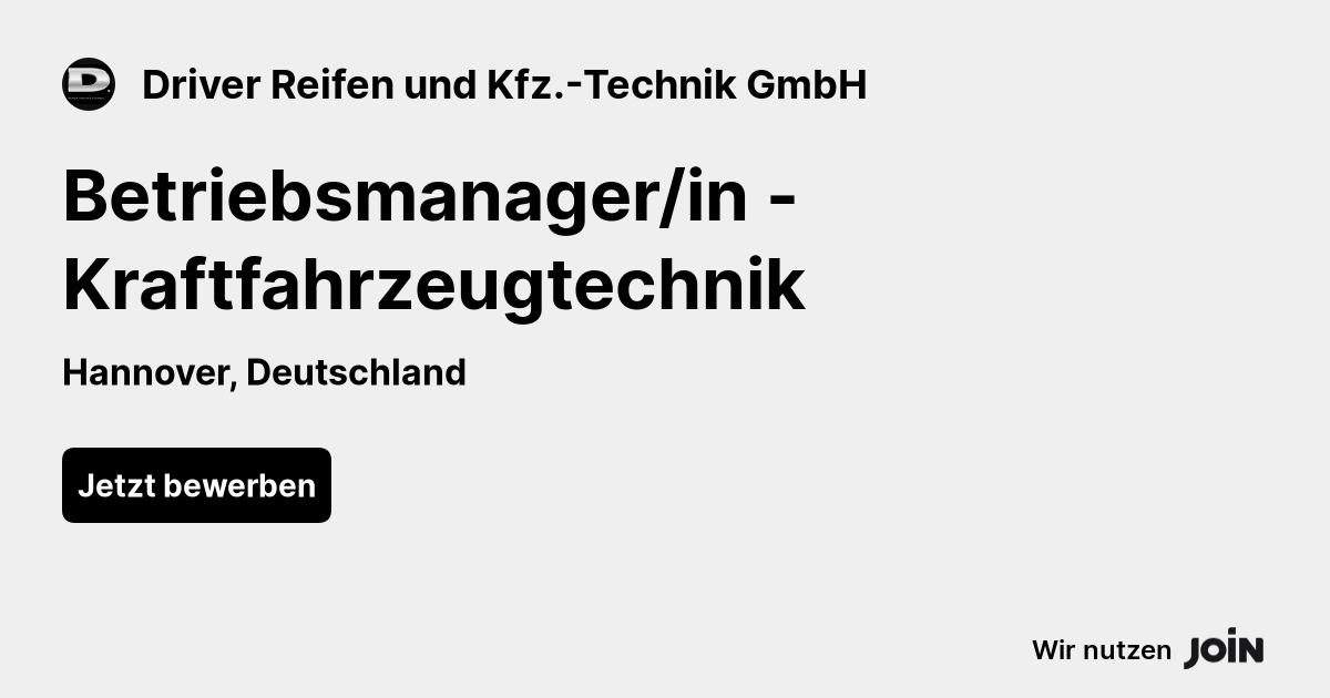 Driver Reifen und Kfz.-Technik GmbH logo