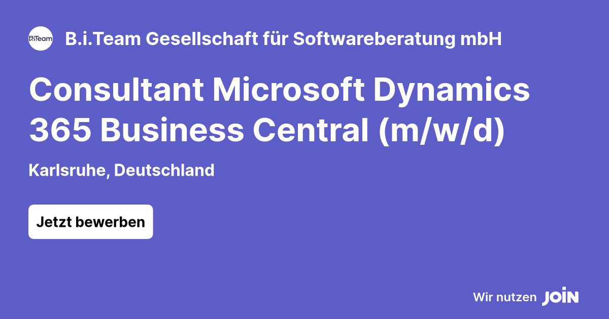 B.i.Team Gesellschaft für Softwareberatung mbH logo