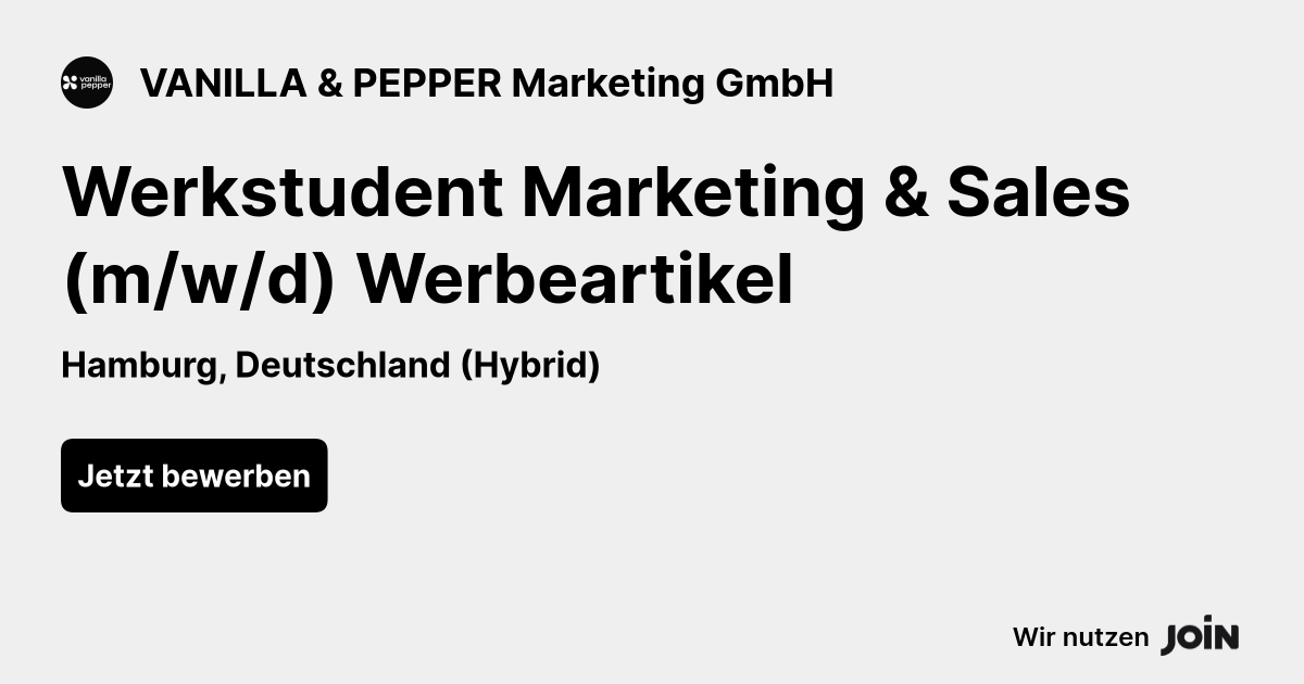 VANILLA & PEPPER Marketing GmbH logo