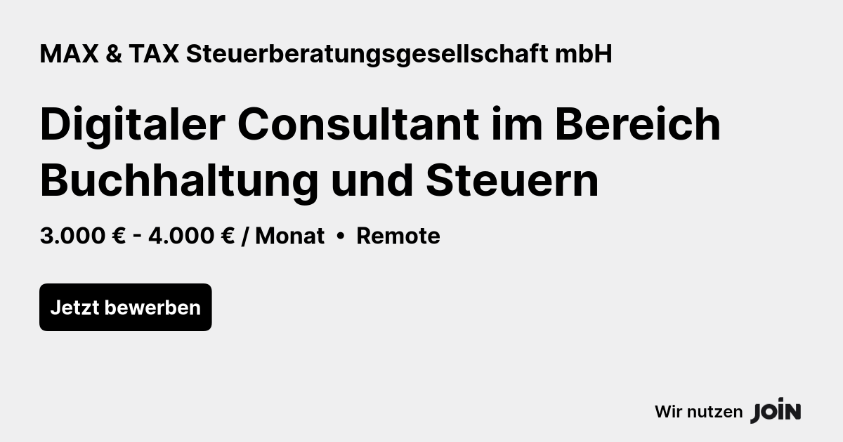 MAX & TAX Steuerberatungsgesellschaft mbH logo
