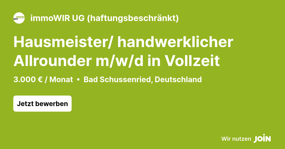 immoWIR UG (haftungsbeschränkt) logo