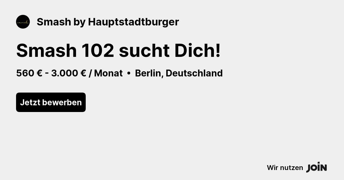 Smash by Hauptstadtburger logo