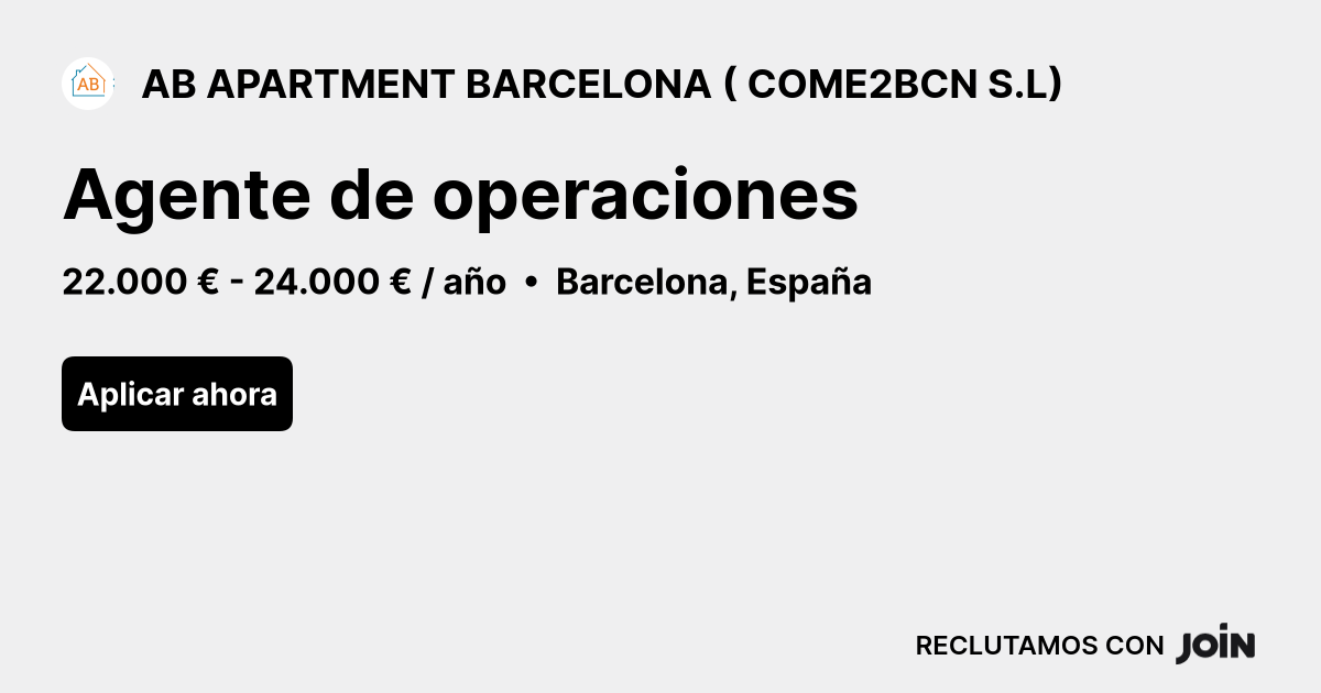 AB APARTMENT BARCELONA ( COME2BCN S.L) logo