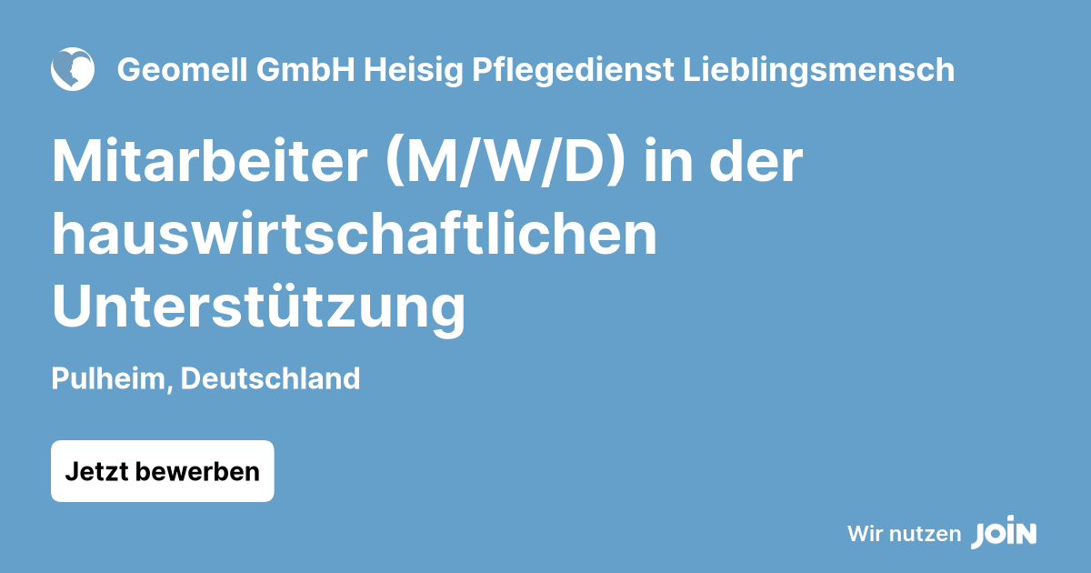 Geomell GmbH Heisig Pflegedienst Lieblingsmensch logo
