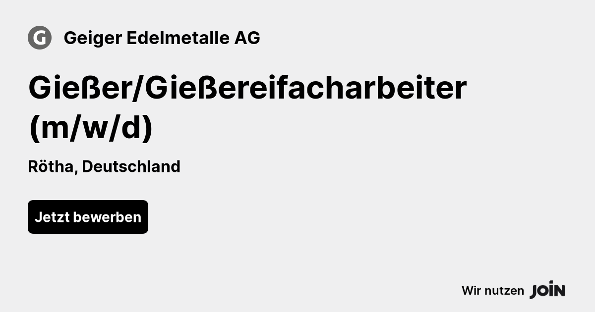 Geiger Edelmetalle AG logo