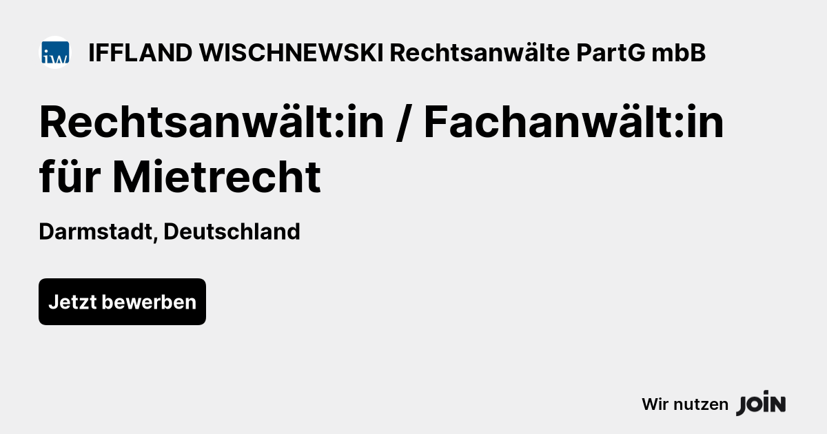 IFFLAND WISCHNEWSKI Rechtsanwälte PartG mbB logo