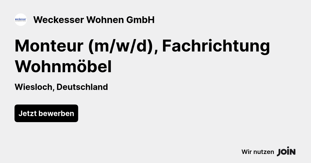 Weckesser Wohnen GmbH logo