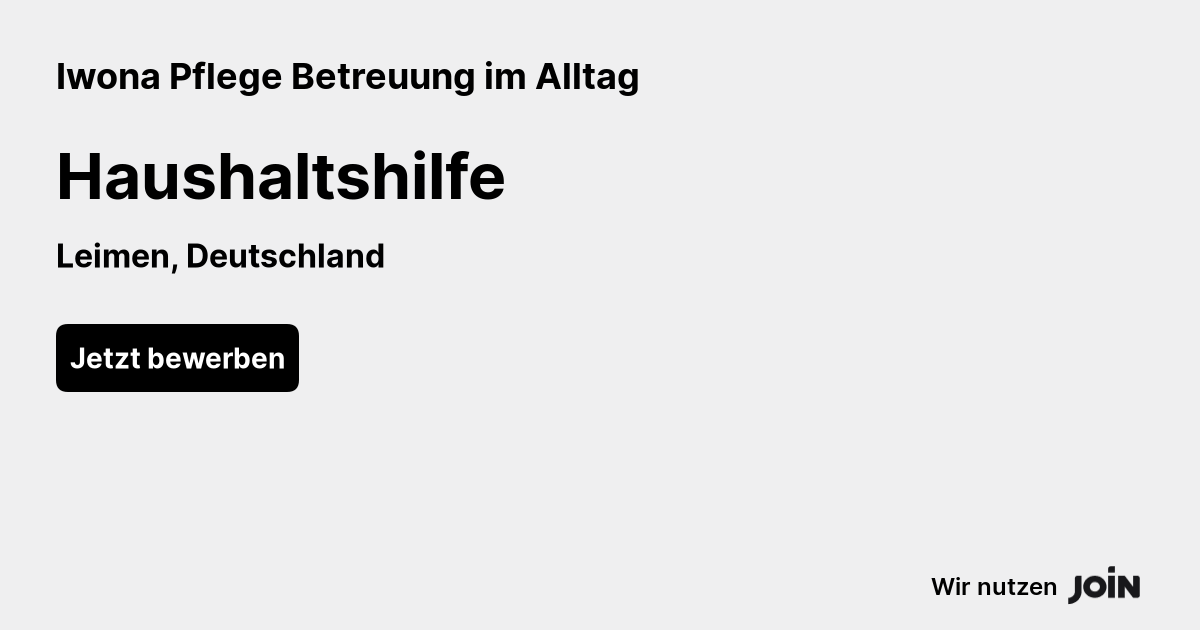 Iwona Pflege Betreuung im Alltag logo