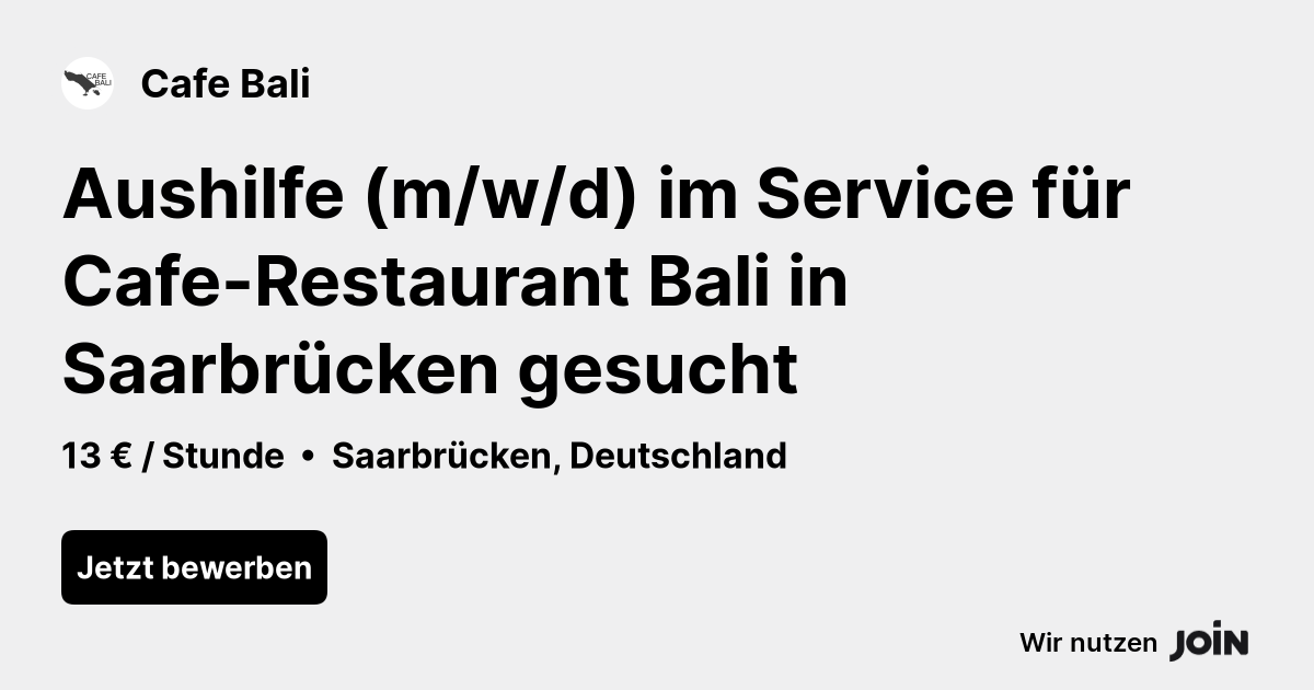 Cafe Bali logo
