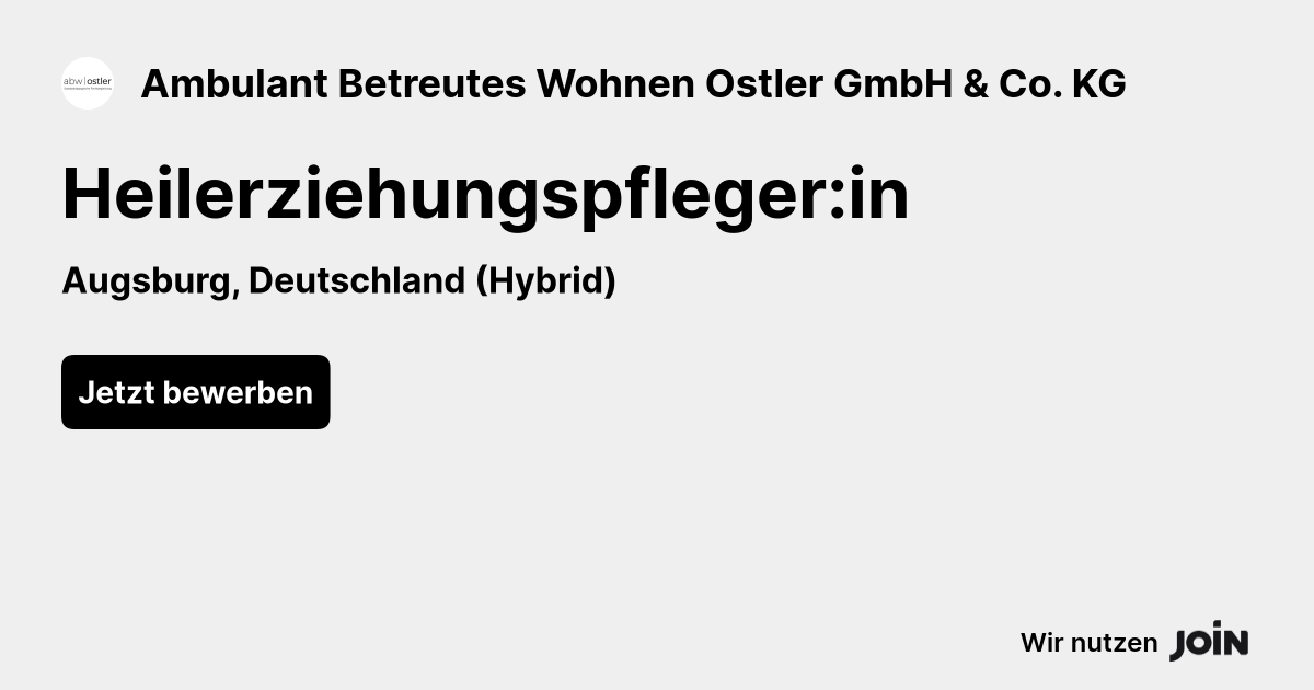 Ambulant Betreutes Wohnen Ostler GmbH & Co. KG logo