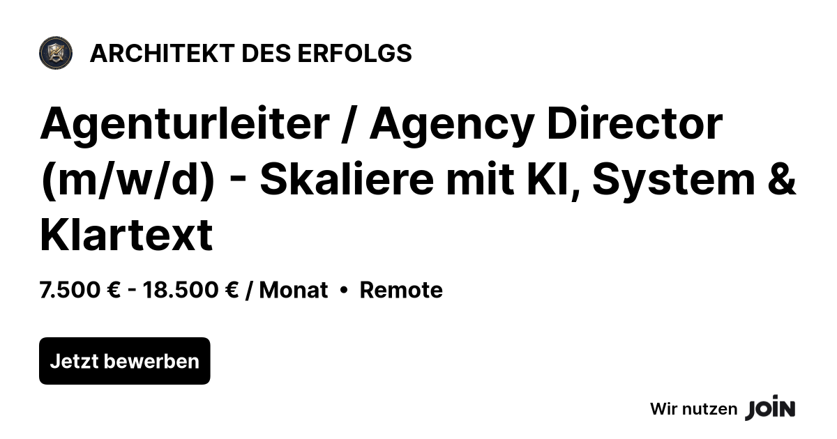 ARCHITEKT DES ERFOLGS logo