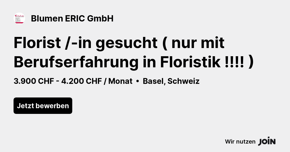 Blumen ERIC GmbH logo