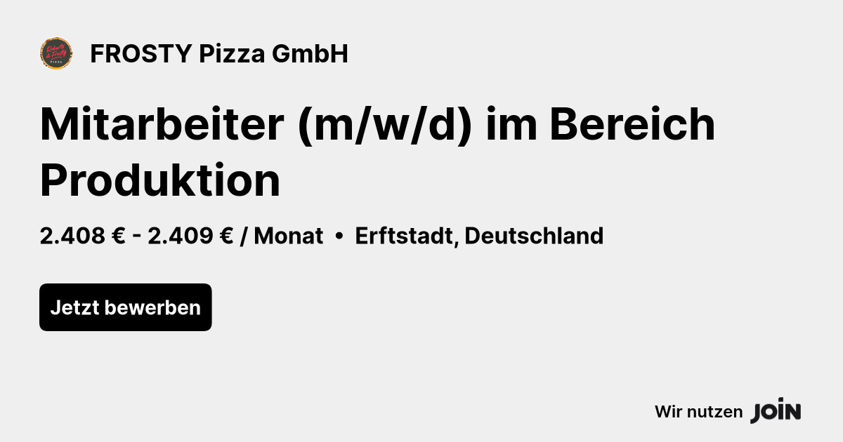 FROSTY Pizza GmbH logo