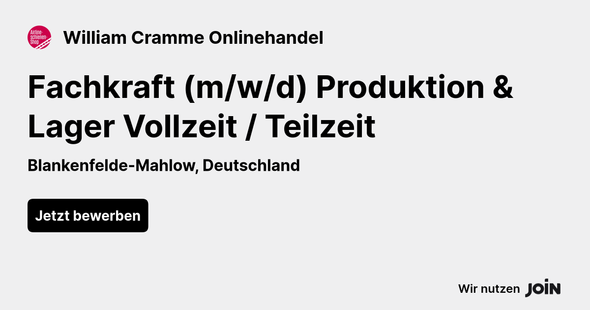 William Cramme Onlinehandel logo