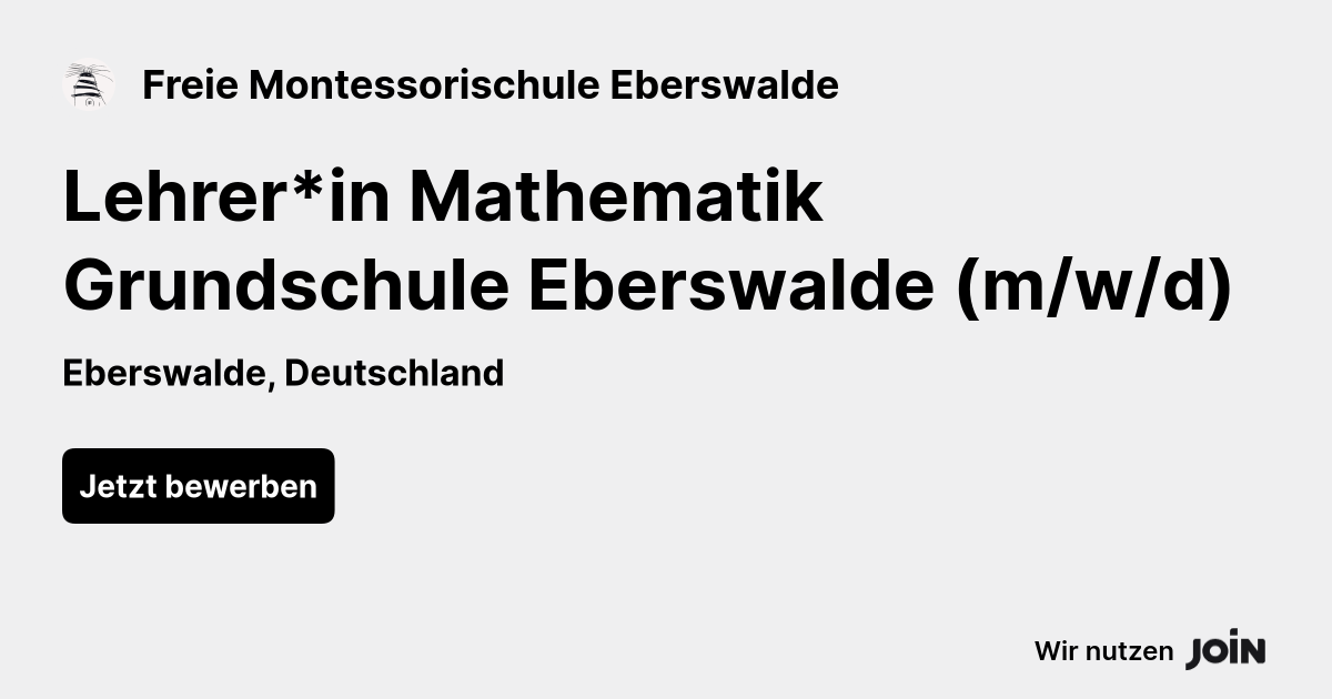 Freie Montessorischule Eberswalde logo