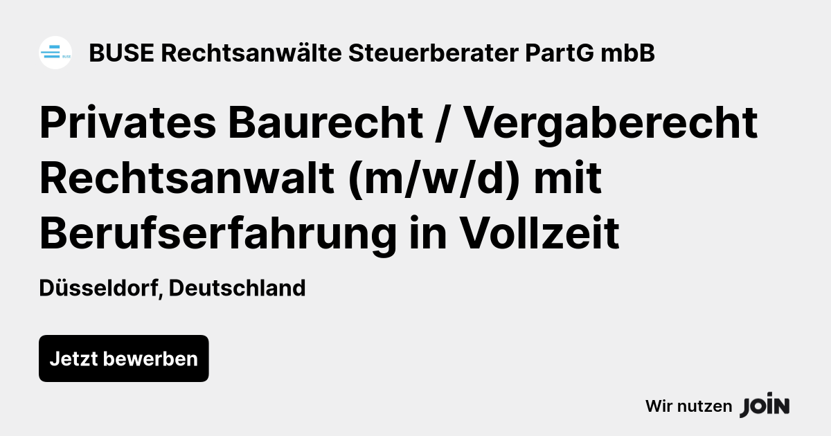 BUSE Rechtsanwälte Steuerberater PartG mbB logo