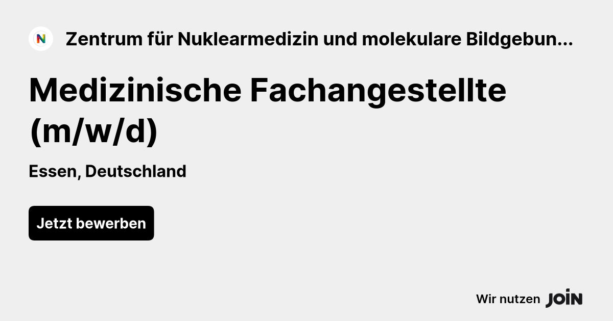 Zentrum für Nuklearmedizin und molekulare Bildgebung in Essen logo