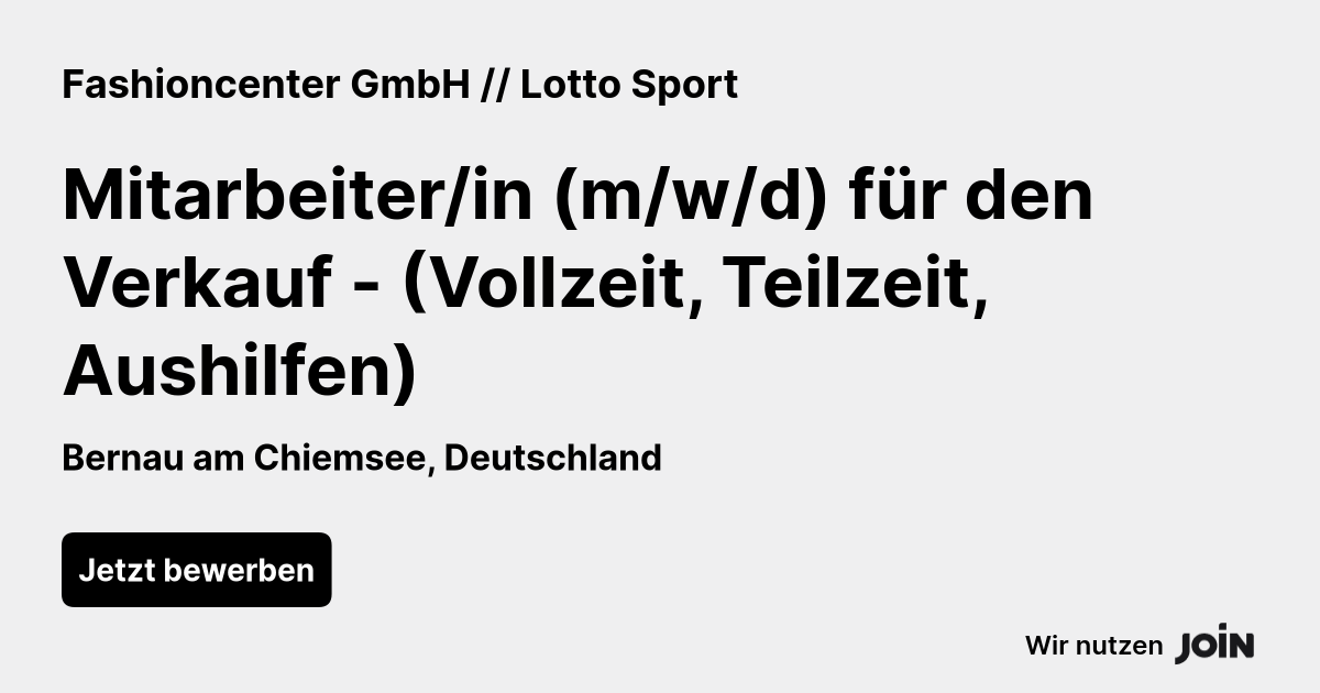 Fashioncenter GmbH // Lotto Sport logo