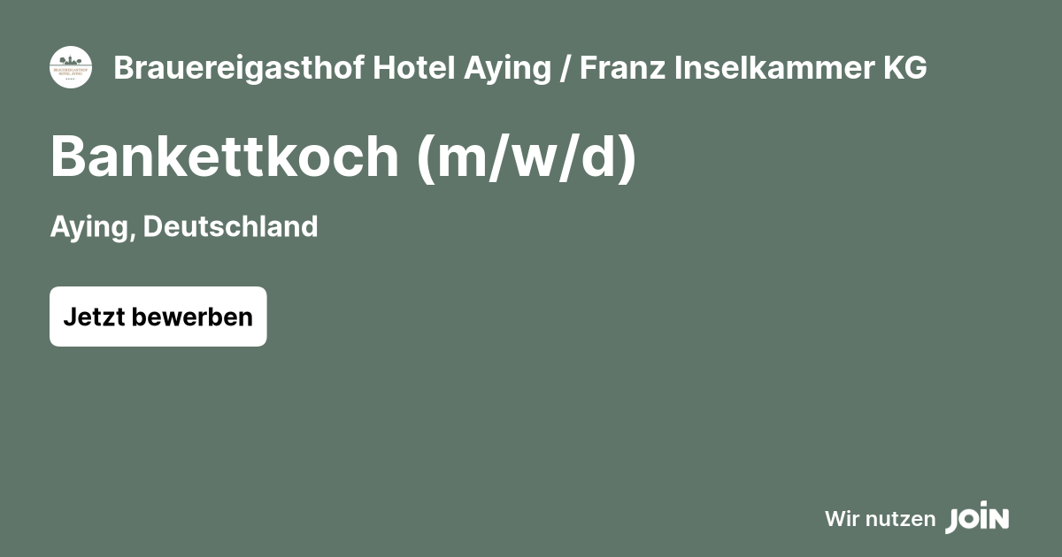 Brauereigasthof Hotel Aying / Franz Inselkammer KG logo