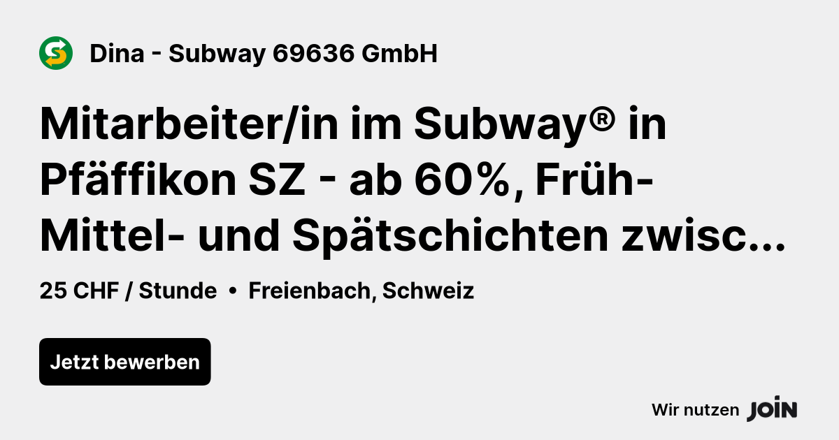Dina - Subway 69636 GmbH logo