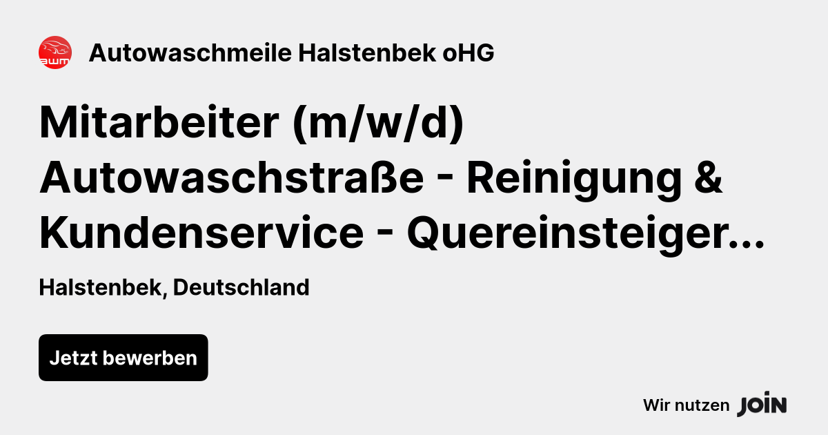 Autowaschmeile Halstenbek oHG logo