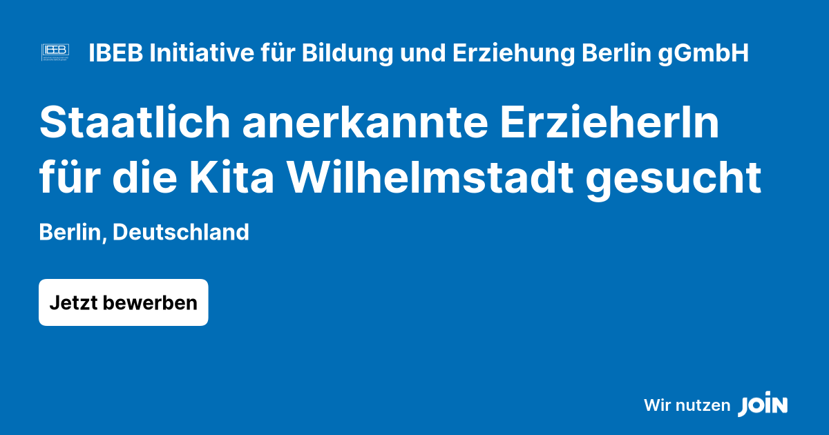 IBEB Initiative für Bildung und Erziehung Berlin gGmbH logo