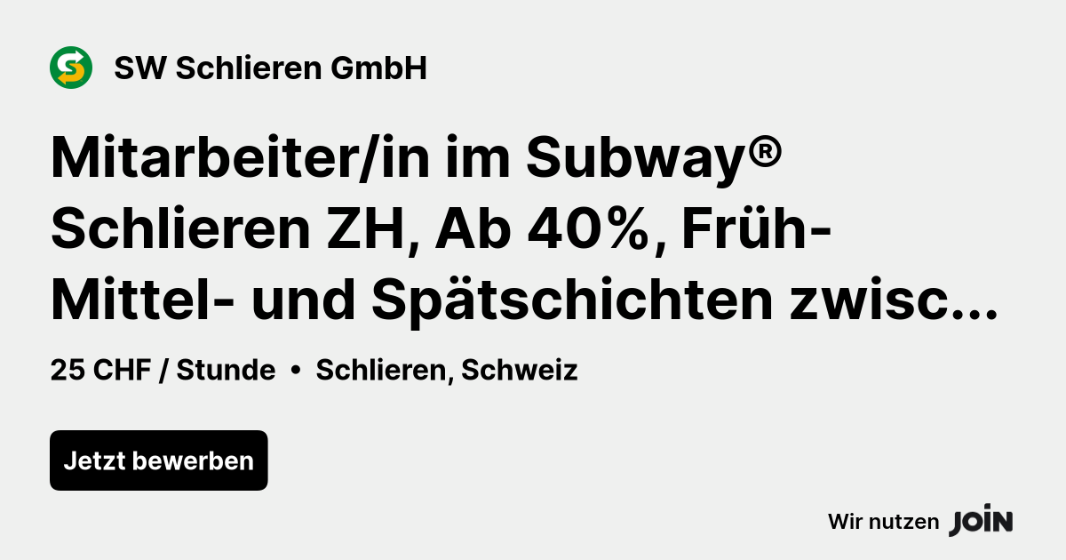 SW Schlieren GmbH logo