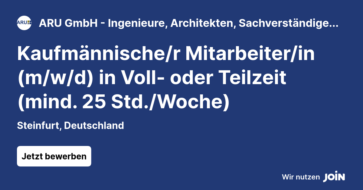 ARU GmbH - Ingenieure, Architekten, Sachverständige & Umweltgutachter logo
