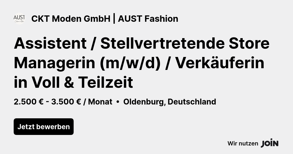 CKT Moden GmbH | AUST Fashion logo