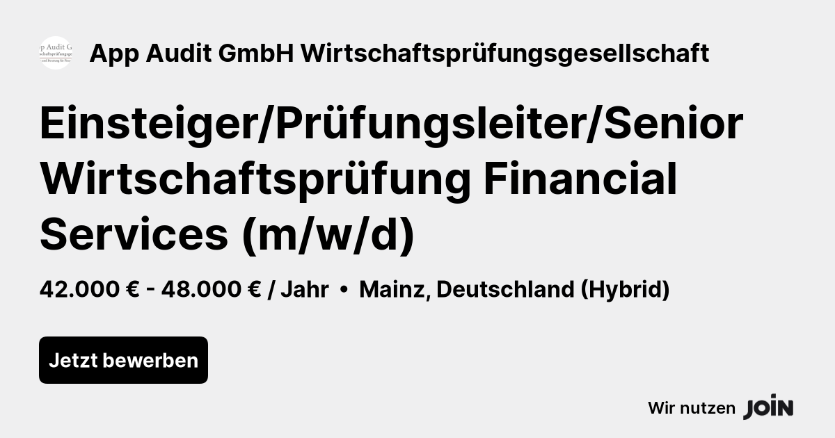 App Audit GmbH Wirtschaftsprüfungsgesellschaft logo