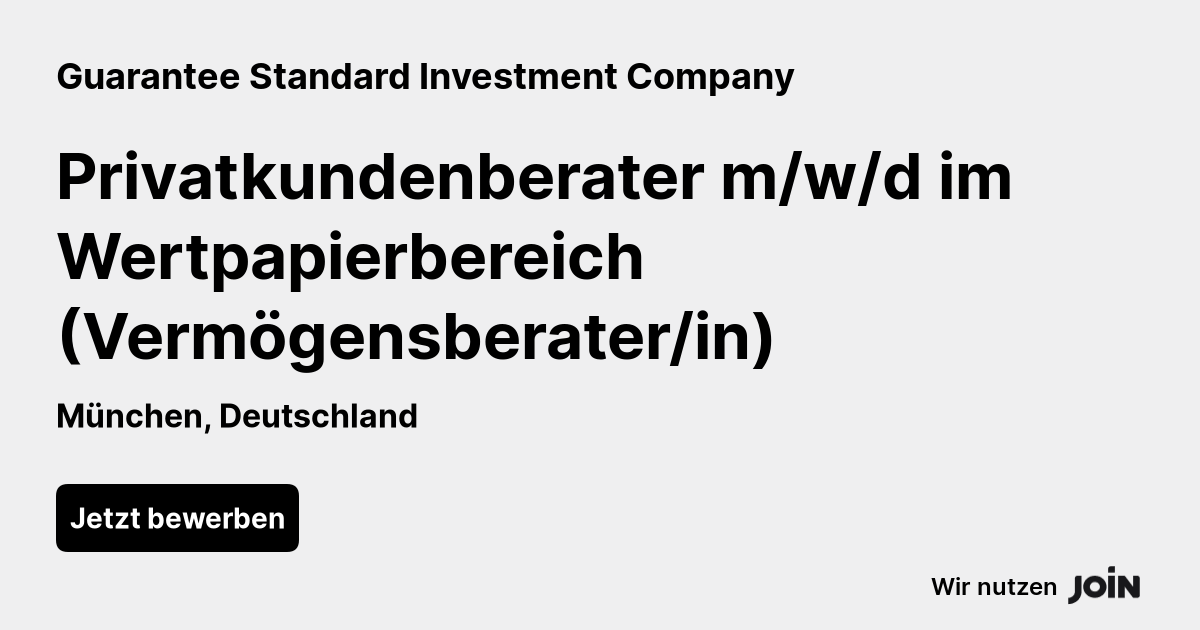 Guarantee Standard Investment Company logo
