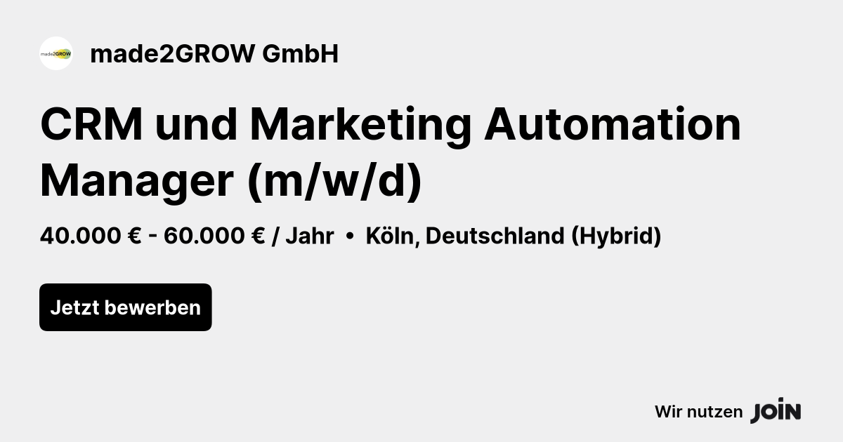 made2GROW GmbH logo