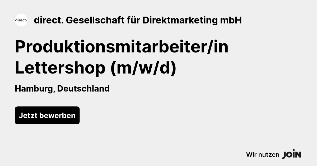 direct. Gesellschaft für Direktmarketing mbH logo