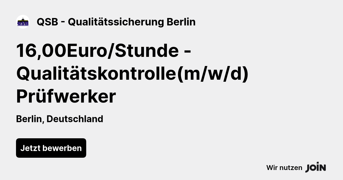 QSB - Qualitätssicherung Berlin logo