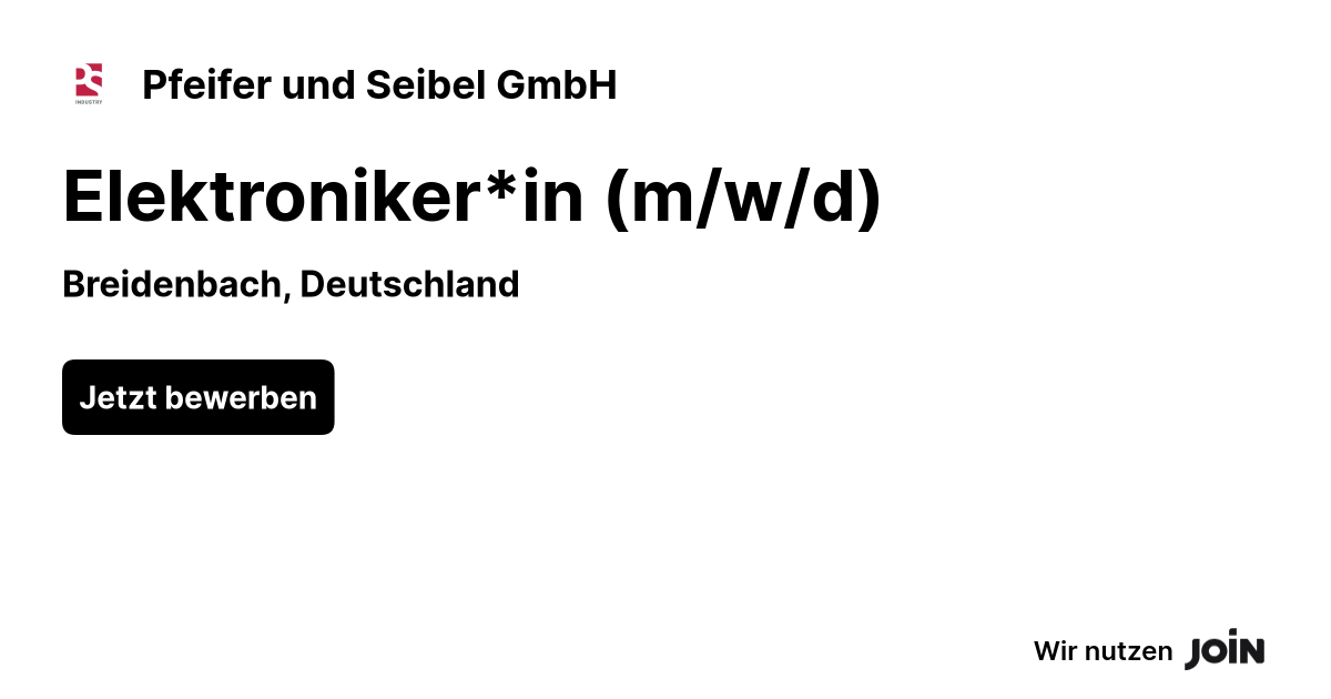 Pfeifer und Seibel GmbH logo
