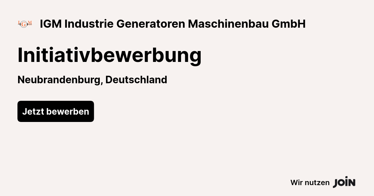 IGM Industrie Generatoren Maschinenbau GmbH logo