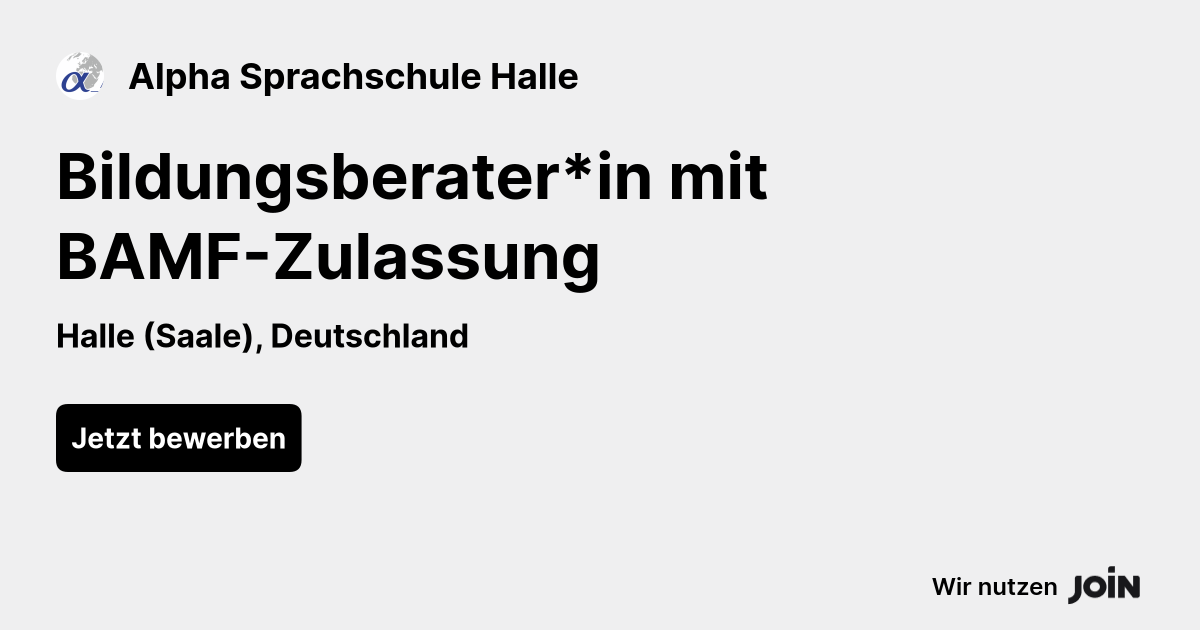 Alpha Sprachschule Halle logo