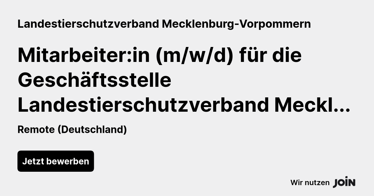 Landestierschutzverband Mecklenburg-Vorpommern logo