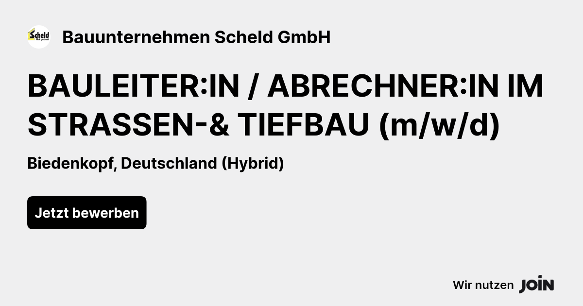 Bauunternehmen Scheld GmbH logo