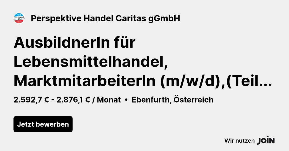 Perspektive Handel Caritas gGmbH logo