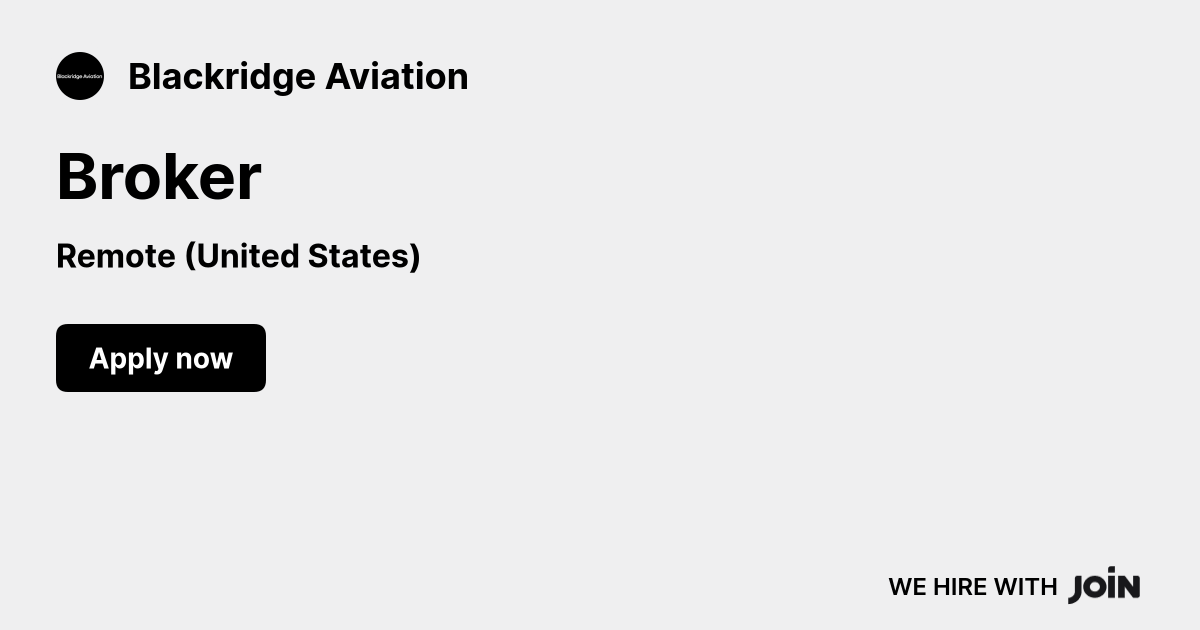 Blackridge Aviation logo