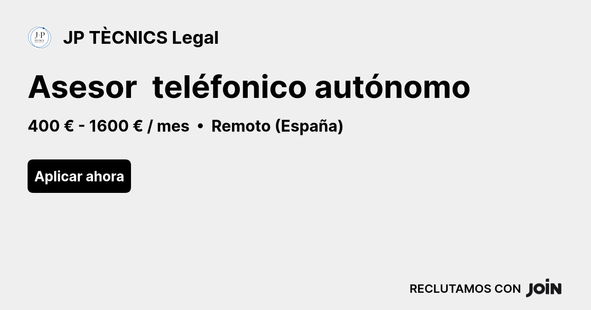JP TÈCNICS Legal logo