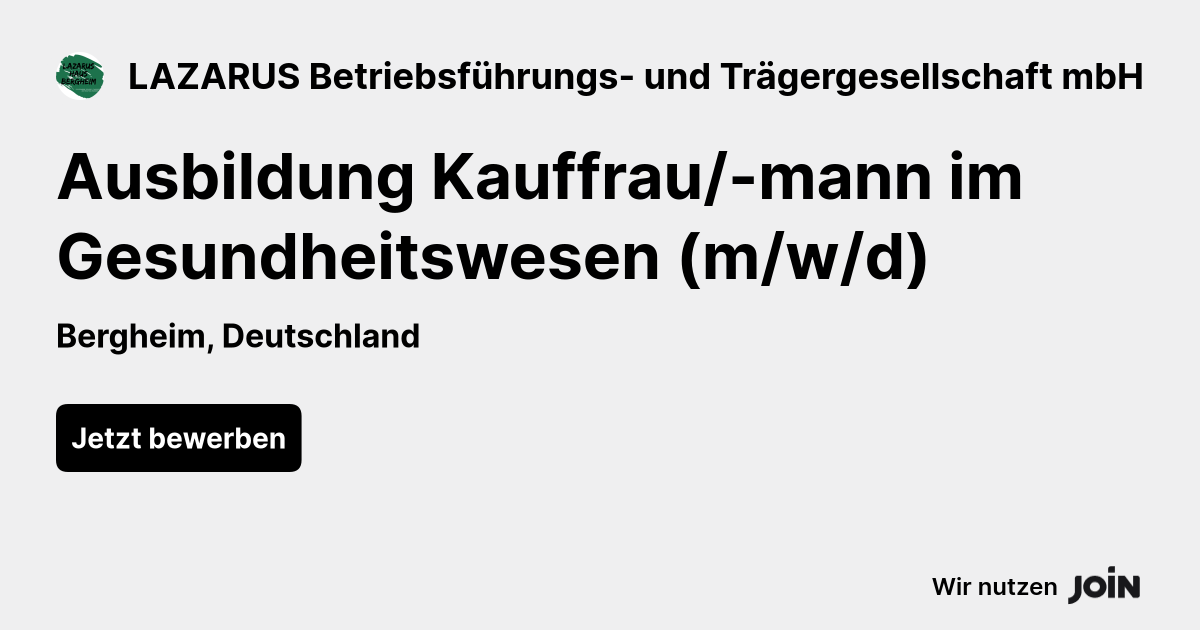 LAZARUS Betriebsführungs- und Trägergesellschaft mbH logo
