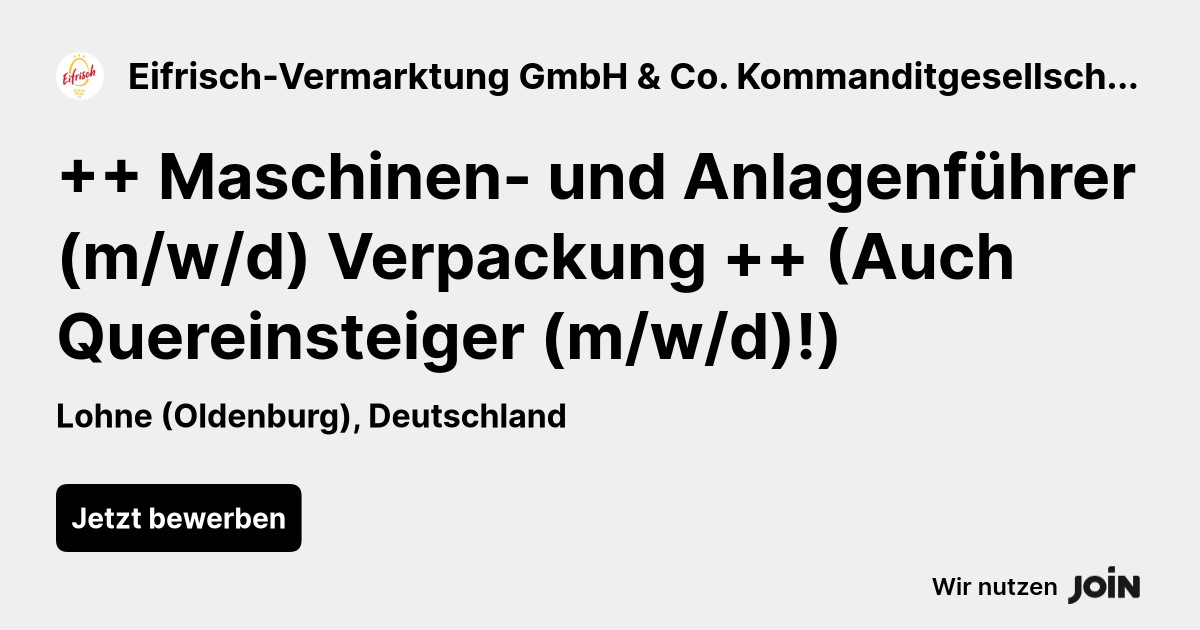 Eifrisch-Vermarktung GmbH & Co. Kommanditgesellschaft logo