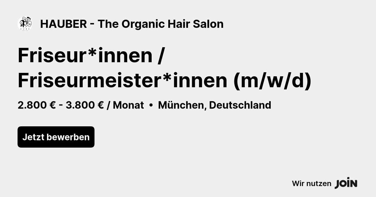 HAUBER - The Organic Hair Salon logo