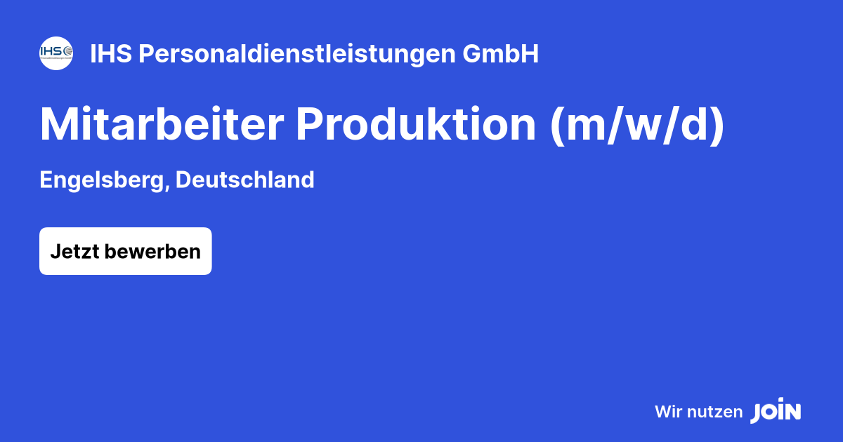 IHS Personaldienstleistungen GmbH logo