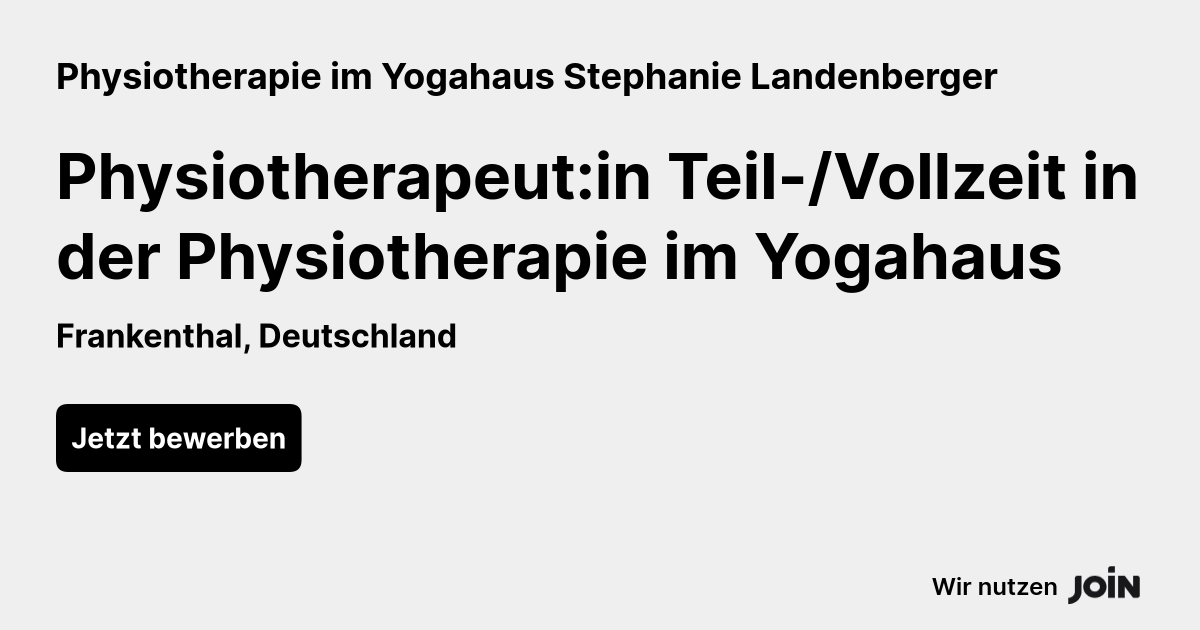 Physiotherapie im Yogahaus Stephanie Landenberger logo