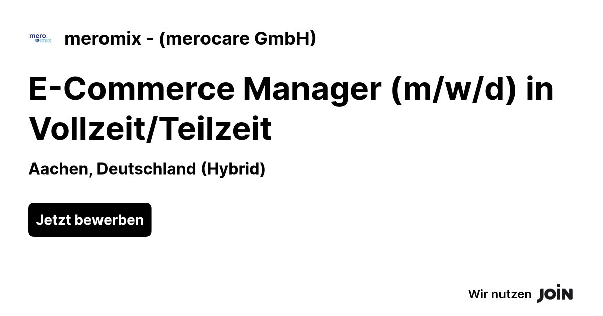 meromix - (merocare GmbH) logo