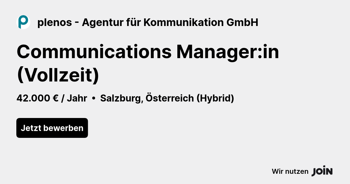 plenos - Agentur für Kommunikation GmbH logo